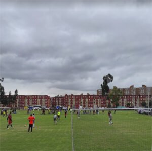 Torneo de fútbol en Bogotá
